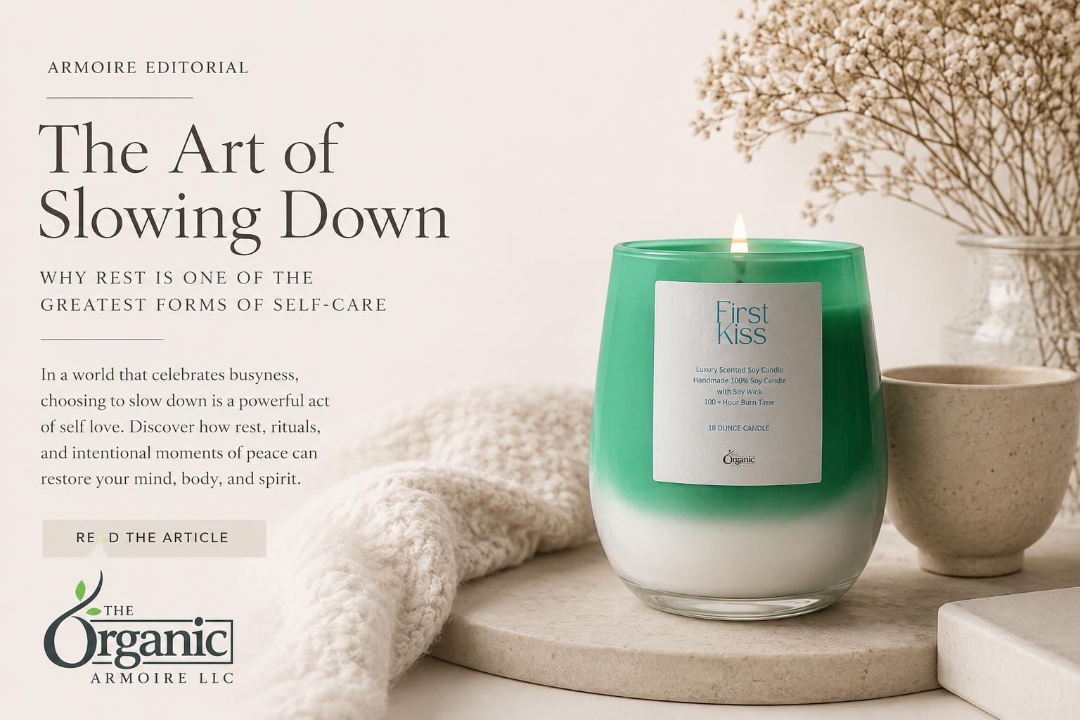 The Art of Slowing Down: Creating Space to Rest and Restore