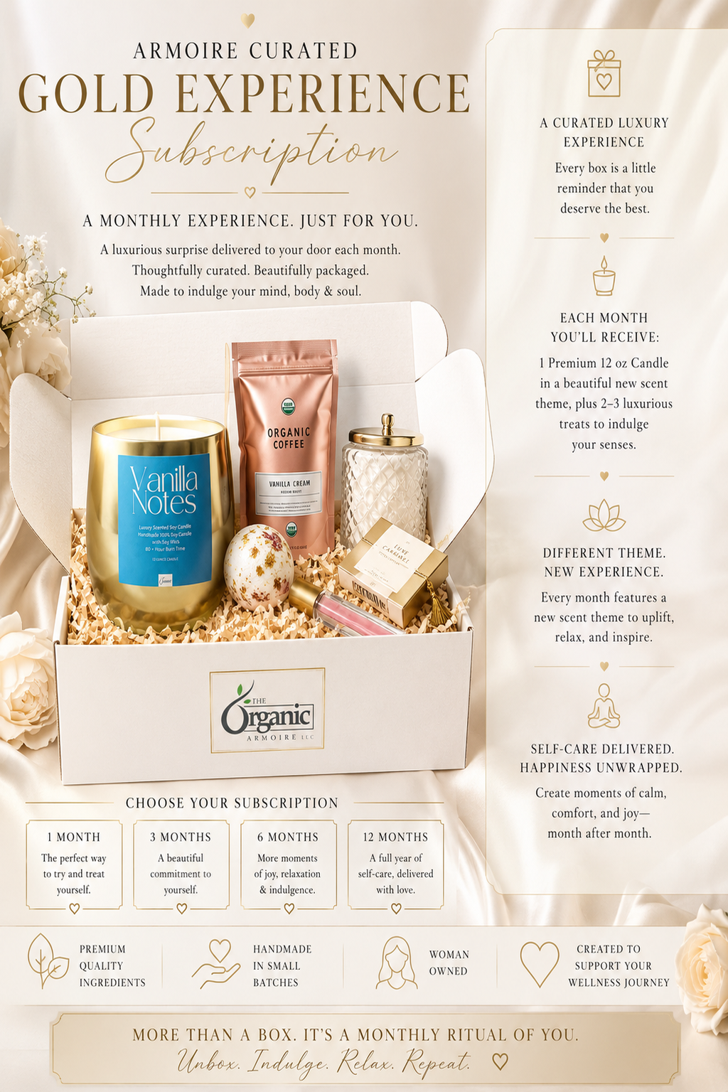 ARMOIRE CURATED GOLD EXPERIENCE SUBSCRIPTION PRE- PAY