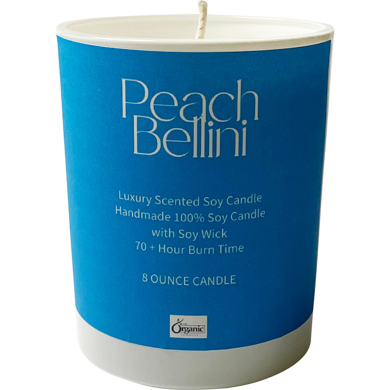 PEACH BELLINI LUXURY SCENTED SOY CANDLE