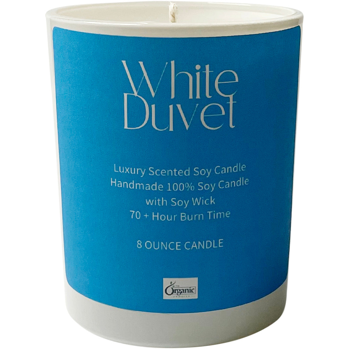 WHITE DUVET LUXURY SCENTED SOY CANDLE