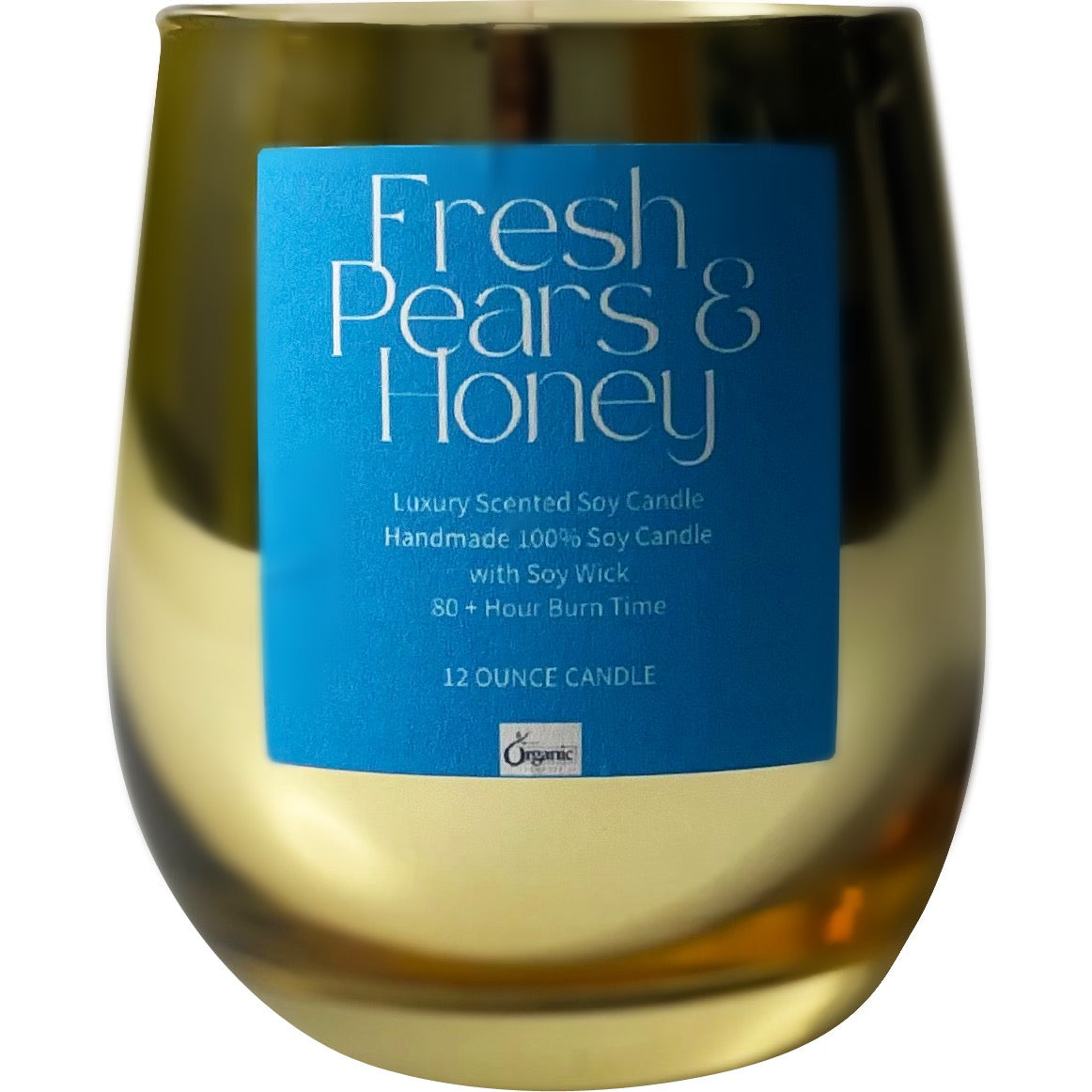FRESH PEARS & HONEY LUXURY SCENTED SOY CANDLE