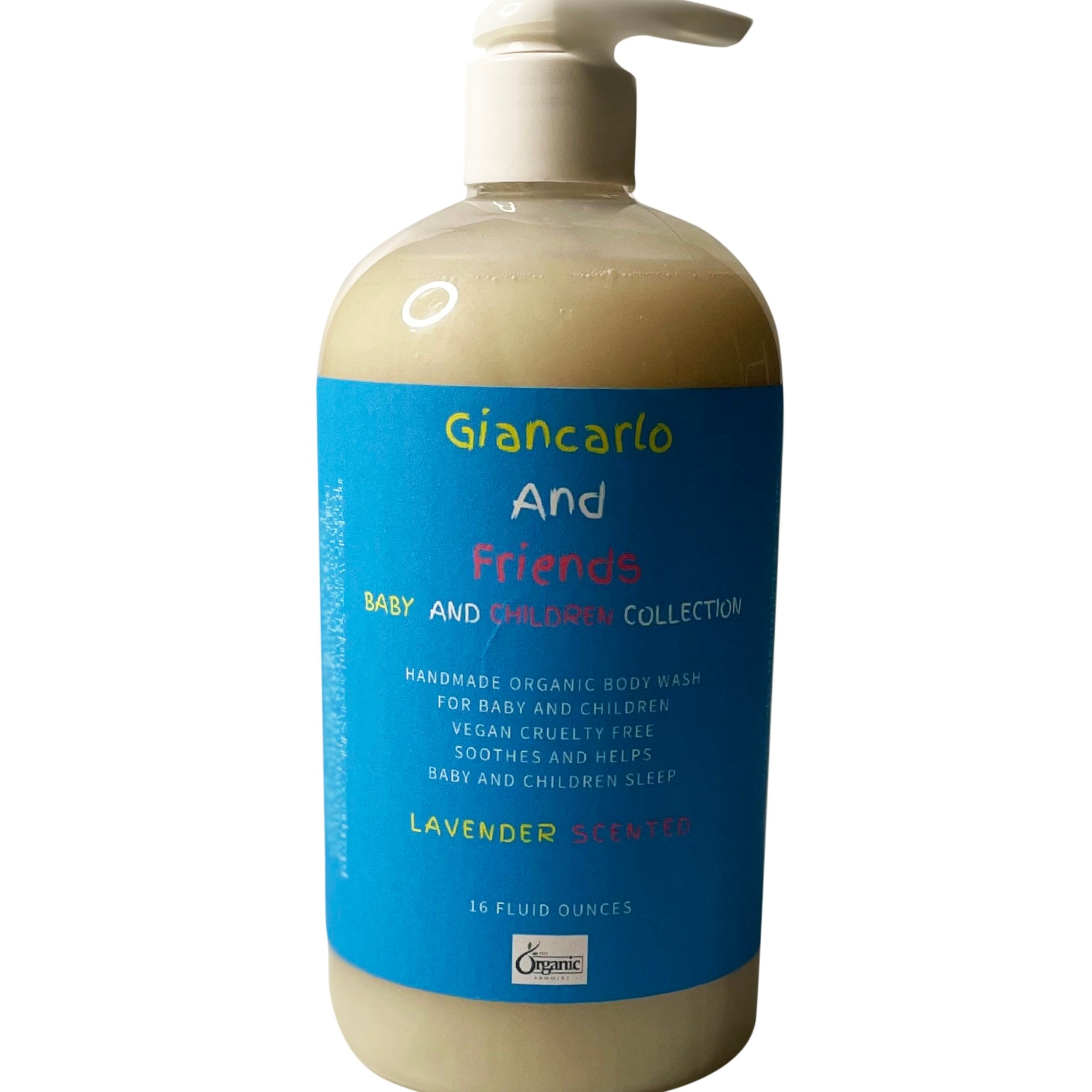 GIANCARLO & FRIENDS LAVENDER SCENTED BODY WASH FOR BABY & KIDS