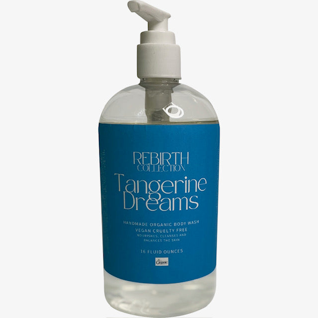 REBIRTH SCENTED ORGANIC BODY WASH IN "TANGERINE DREAMS"