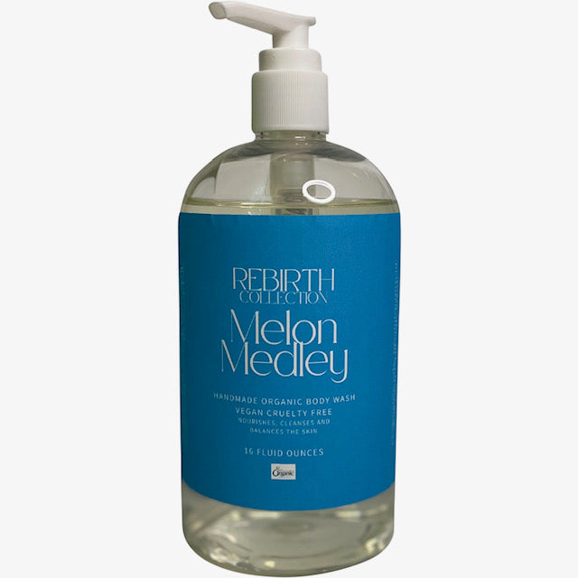 REBIRTH SCENTED ORGANIC BODY WASH IN "MELON MEDLEY"