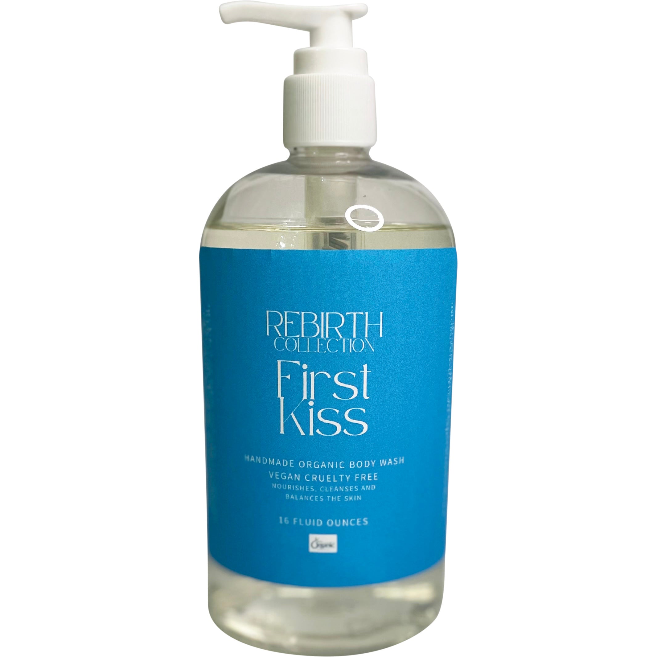 REBIRTH SCENTED ORGANIC BODY WASH IN "FIRST KISS"
