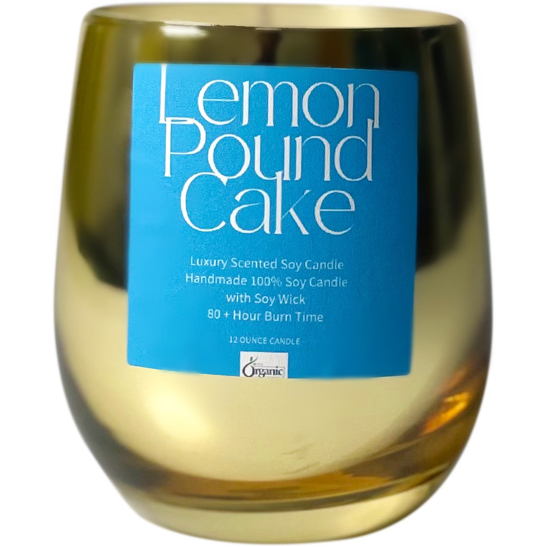 LEMON POUND CAKE LUXURY SCENTED SOY CANDLE
