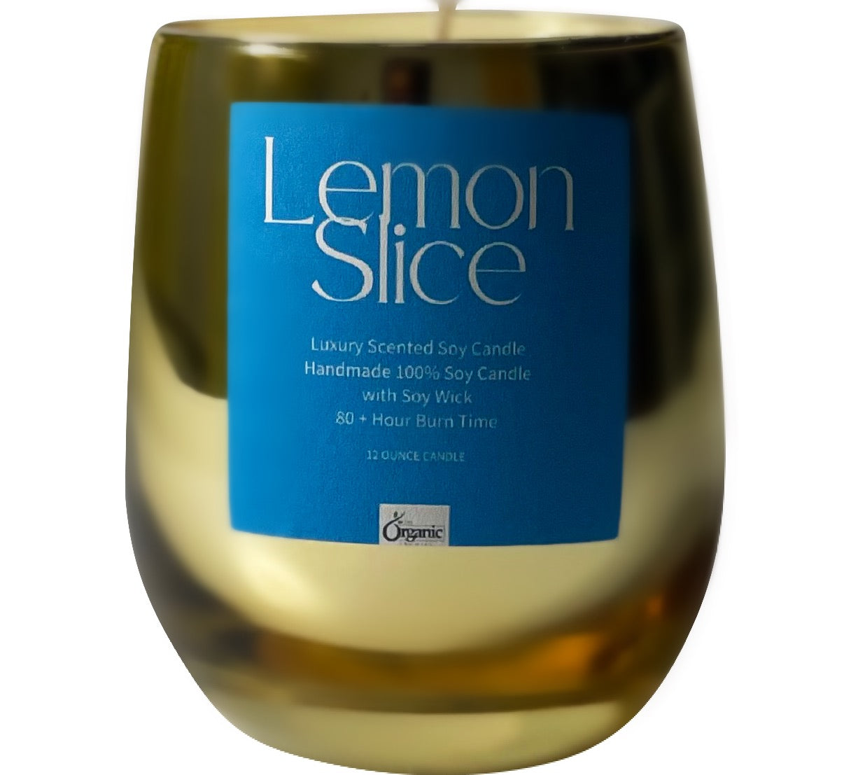 LEMON SLICE LUXURY SCENTED SOY CANDLE