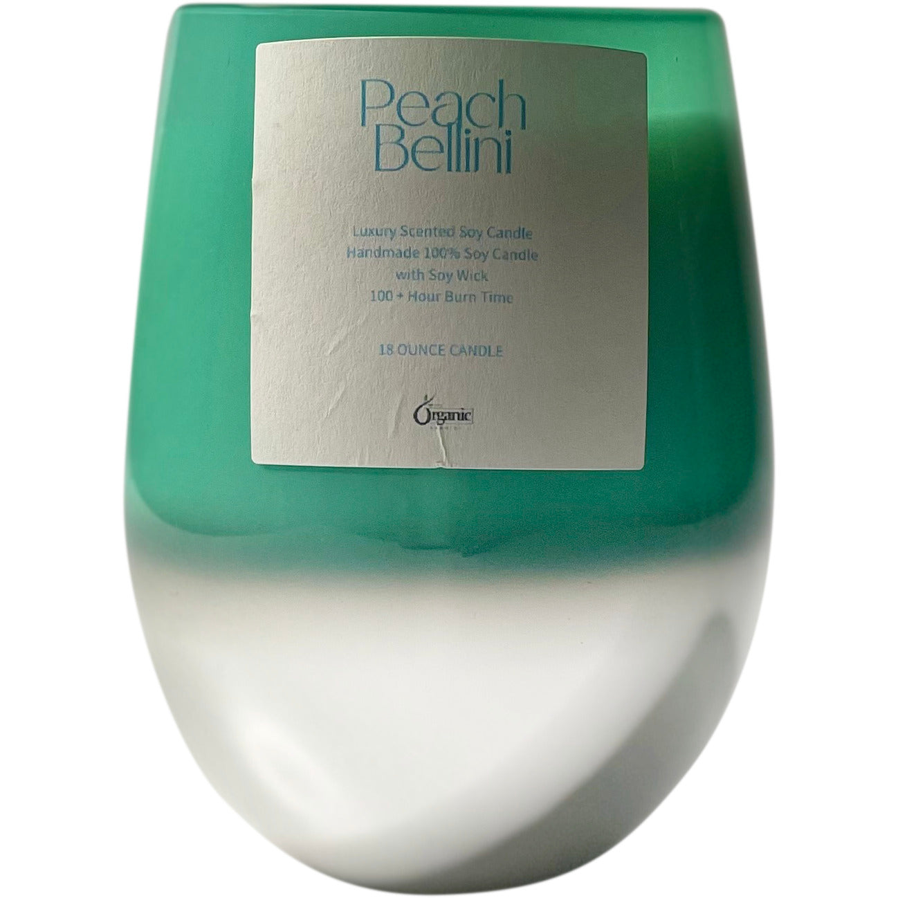 PEACH BELLINI LUXURY SCENTED SOY CANDLE